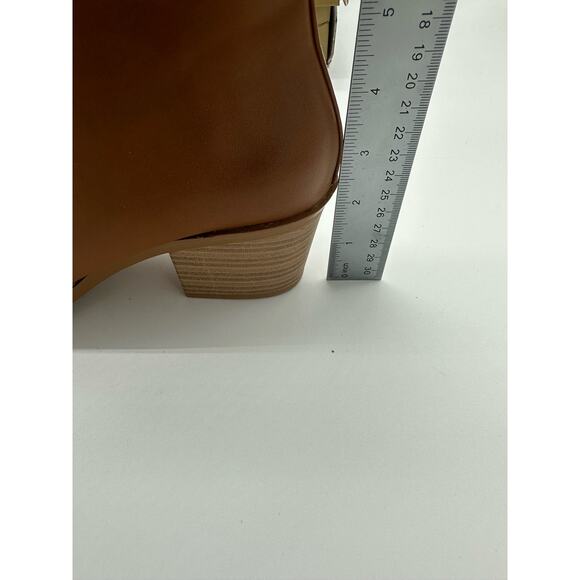 GC Shoes Maris Cut-Out Ankle Boot Women's Shoes, Cognac, Size 9 - Picture 7 of 11